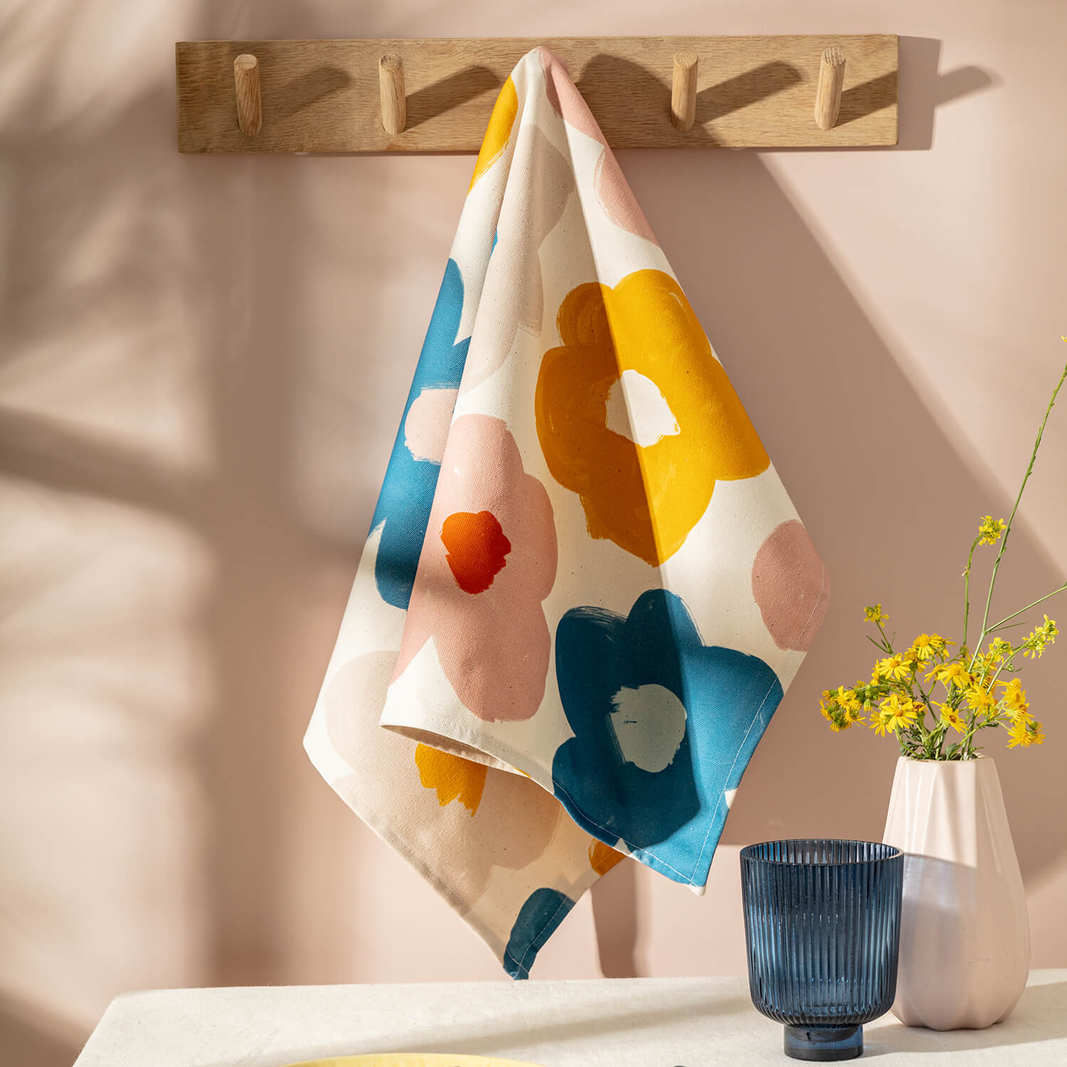 Bright Buds Tea Towel | Geometry